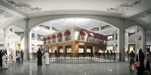 A rendering of the Place Vendome Doha.