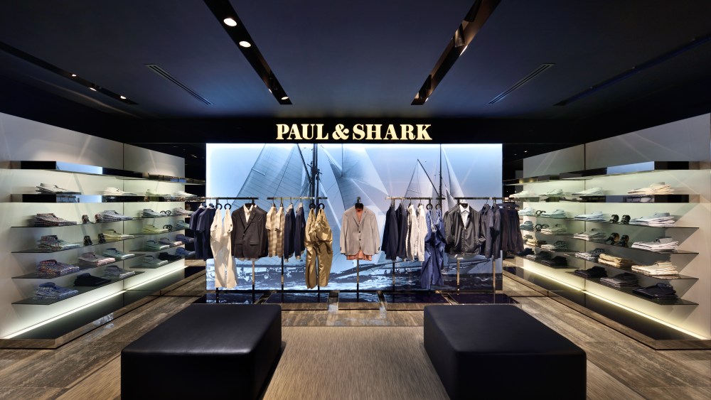 The Paul & Shark store at Singapore's Marina Bay Sands.