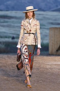 Model on the catwalkDior Cruise Collection 2018 show, Runway, Los Angeles, USA - 11 May 2017