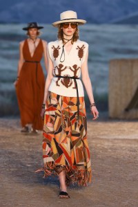 Model on the catwalkDior Cruise Collection 2018 show, Runway, Los Angeles, USA - 11 May 2017