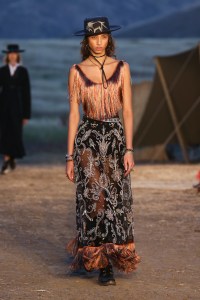 Model on the catwalkDior Cruise Collection 2018 show, Runway, Los Angeles, USA - 11 May 2017