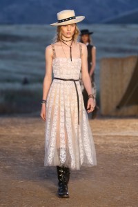 Model on the catwalkDior Cruise Collection 2018 show, Runway, Los Angeles, USA - 11 May 2017