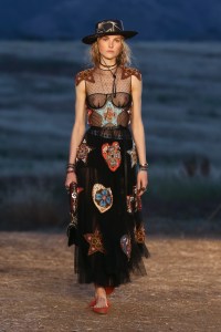 Model on the catwalk Dior Cruise Collection 2018 show, Runway, Los Angeles, USA - 11 May 2017