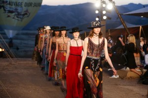 Models on the catwalkDior Cruise Collection 2018 show, Runway, Los Angeles, USA - 11 May 2017
