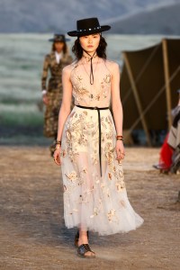 Model on the catwalkDior Cruise Collection 2018 show, Runway, Los Angeles, USA - 11 May 2017