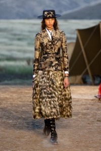 Model on the catwalkDior Cruise Collection 2018 show, Runway, Los Angeles, USA - 11 May 2017