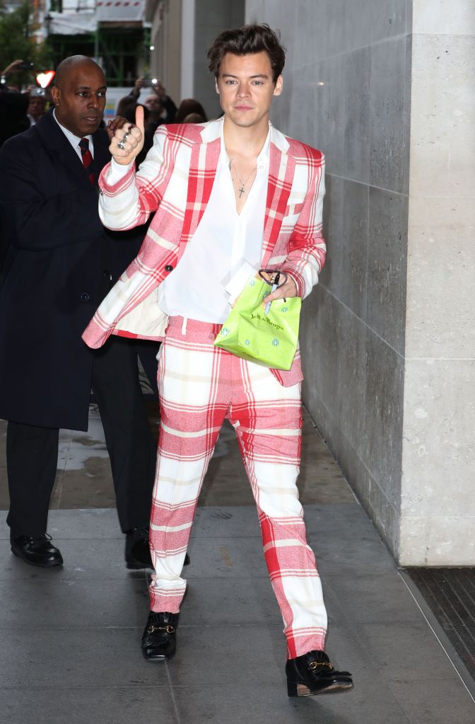 Harry Styles at BBC Radio 1 StudiosHarry Styles out and about, London, UK - 12 May 2017