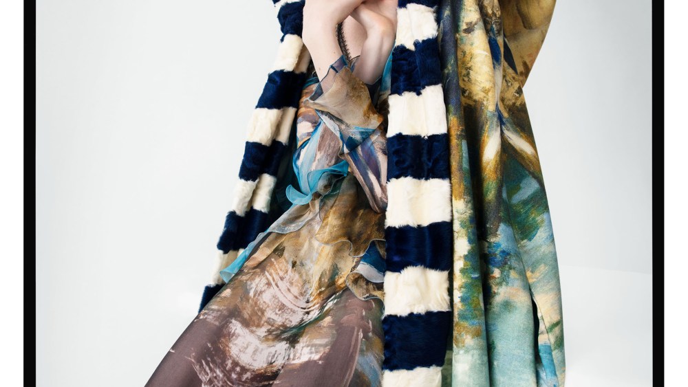 An image from the fall ad campaign by Tim Walker for Alberta Ferretti.