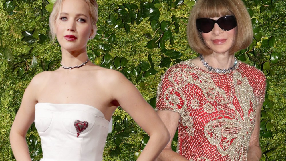 Jennifer Lawrence and Anna Wintour