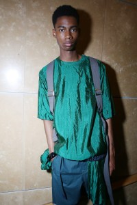 Backstage at Sacai Men's Spring 2018
