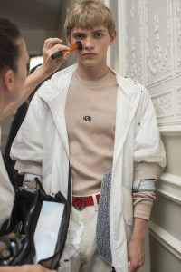 Backstage at OAMC Men's Spring 2018