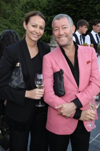 Caroline Rush Grant Pearce at the David Furnish dinner