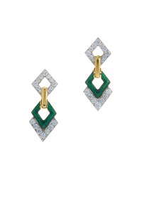 David Webb Motif earrings