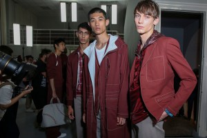 Backstage at Hermès Men's Spring 2018