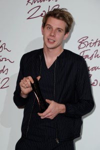 J.W. Anderson won the Emerging Talent Award in Ready-to-wear at the British Fashion Awards 2012