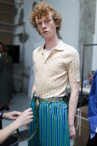 Backstage at Marni Men's Spring 2018