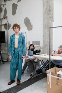 Backstage at Marni Men's Spring 2018