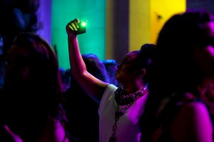 The atmosphere at the Met Young Members party.