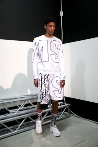 Backstage at MSGM Men's Spring 2018