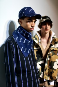 Backstage at MSGM Men's Spring 2018