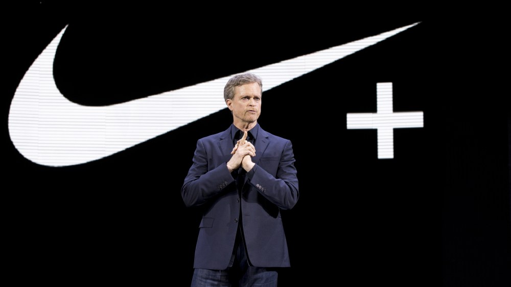Mark Parker Nike CEO Mark Parker speaks during a news conference, in New YorkNike Innovations, New York, USA