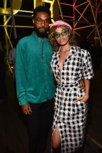 Brandon Wade and Kari MichelleMOSCHINO Spring Summer 2018 Menswear and Women's Resort Collection, After Party, Los Angeles, USA - 08 Jun 2017