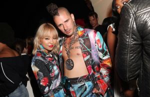 JinJoo Lee and Cole WhittleMOSCHINO Spring Summer 2018 Menswear and Women's Resort Collection, After Party, Los Angeles, USA - 08 Jun 2017