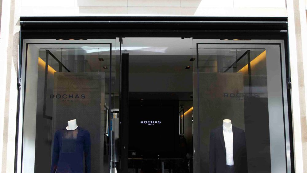 The Rochas pop-up store.
