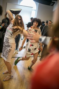 Backstage at Vivienne Westwood Men's Spring 2018