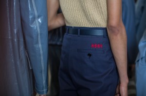 Backstage at Boss Men's Spring 2018