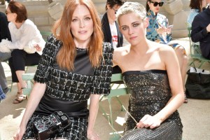 Julianne Moore and Kristen Stewart at Chanel