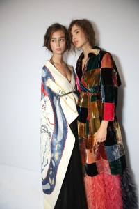 Backstage at Christian Dior Couture Fall 2017