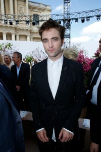Robert Pattinson front row at Christian Dior