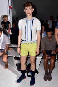 Front Row at Parker & Ronen Men's Spring 2018