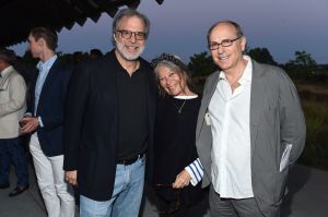 Clifford Ross, Jane Wenner and James Lapine.