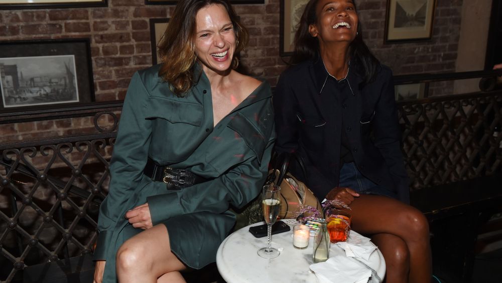 Liya Kebeda and guestRaf Simons show, After Party, Spring Summer 2018, New York Fashion Week Men's, USA - 11 July 2017
