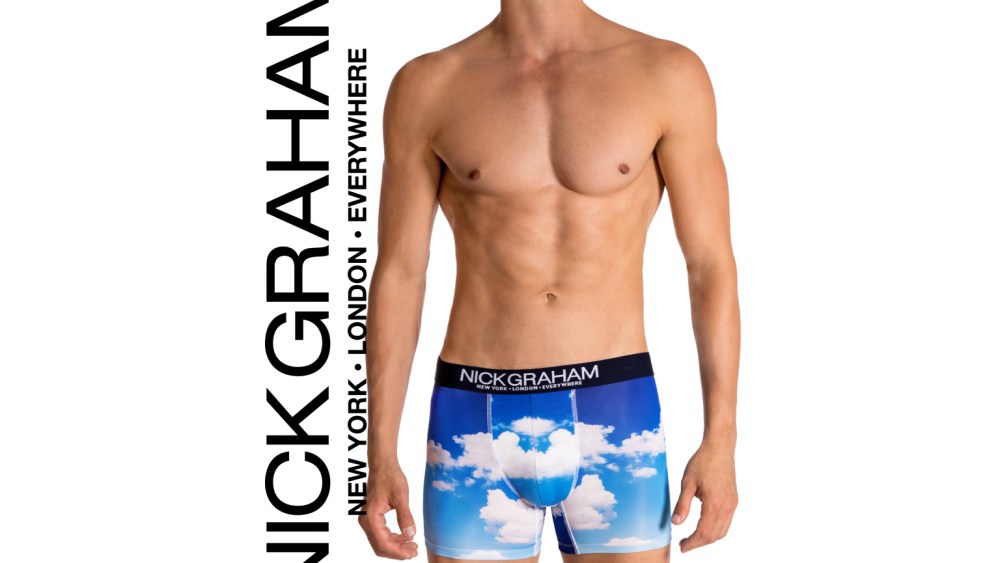 A look from the Nick Graham underwear line.