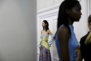 Backstage at Peter Pilotto RTW Spring 2018