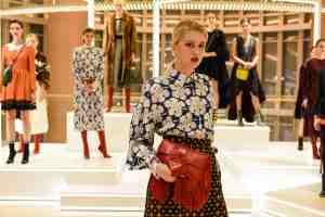 Models showed off some of the latest products available at Plaza 66, shot by Tommy Ton.