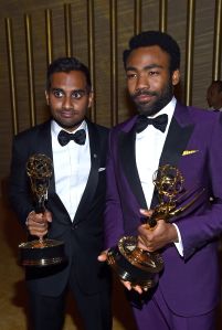 Aziz Ansari and Donald Glover69th Primetime Emmy Awards, Governors Ball, Los Angeles, USA - 17 Sep 2017
