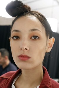 Model, backstage beautyCushnie et Ochs show, Backstage, Spring Summer 2018, New York Fashion Week, USA - 08 Sep 2017