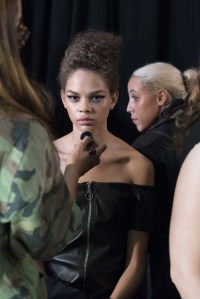 Backstage at Tom Ford RTW Spring 2018