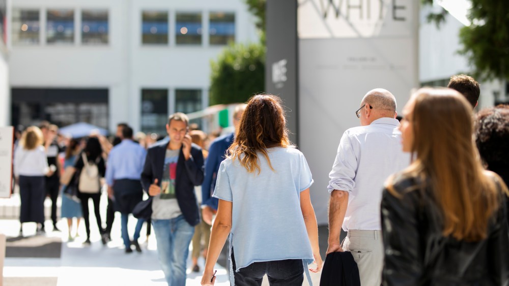The atmosphere at White Milano.