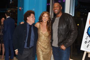 Romero Britto, Dylan Lauren and Michael Strahan