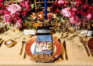 The atmosphere at the Emilia Wickstead and Net-a-porter dinner.