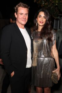William Banks-Blaney and Amal ClooneyWilliam Vintage x Farfetch Unveiling of Gianni Versace Archive, Los Angeles, USA - 05 Oct 2017