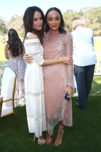 Abigail Spencer and Ashley MadekweVeuve Cliquot Polo Classic, Inside, Los Angeles, USA - 14 Oct 2017