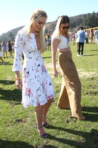 Lindsey Vonn and Karin KildowVeuve Cliquot Polo Classic, Inside, Los Angeles, USA - 14 Oct 2017