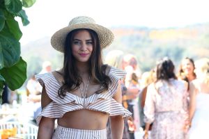 Lorenza IzzoVeuve Cliquot Polo Classic, Inside, Los Angeles, USA - 14 Oct 2017