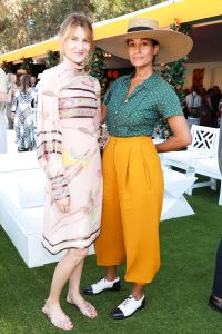 Laura Dern, Tracee Ellis RossVeuve Cliquot Polo Classic, Inside, Los Angeles, USA - 14 Oct 2017